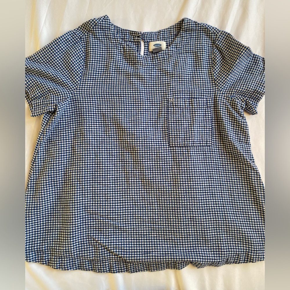 🤍OLD NAVY PLAID TOP!